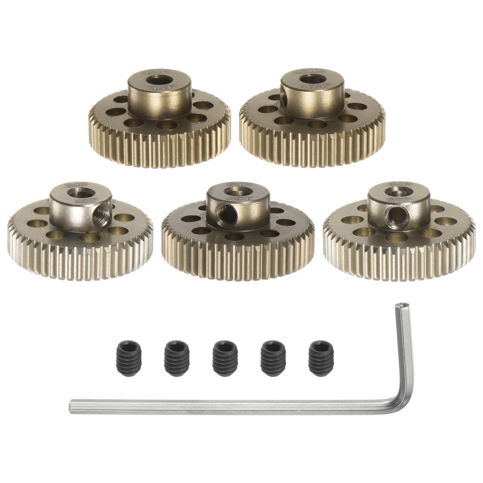 パーツ Precision RS X-tra Light-Speed Machined Aluminum 64p Pinion Gears (3.17mm